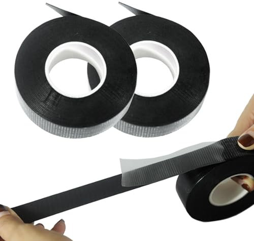 Lot de 2 rouleaux de ruban isolant auto-soudant - 5 m x 23 mm x 0,8 mm - Ruban isolant électrique en caoutchouc - Étanche - Pour la réparation et le regroupement de câbles électriques