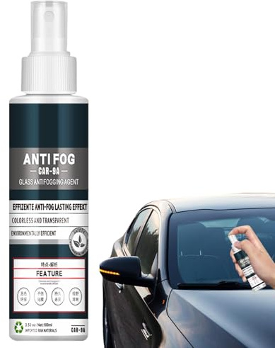 Calefacción de parabrisas – 100 ml spray antivaho para parabrisas de coche, limpiador antivaho para lentes, gafas, auriculares, herramientas de limpieza antivaho para interiores y exteriores