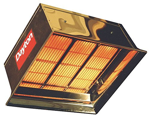 Dayton Gas Infrared Flat Panel Heater, LP, 90,000 BtuH Input, 22 1/2 in H x 26 5/8 in W 3E462-1 Each