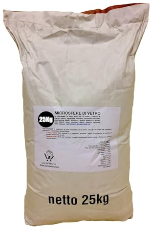 Microesferas de Vidrio Abrasivas 25Kg, 100-200 Micras - Arena para Arenadora, Dureza Mohs 6-7, Reutilizable hasta 7 Veces, para Chorreado, Decapado y Acabado - LordsWorld
