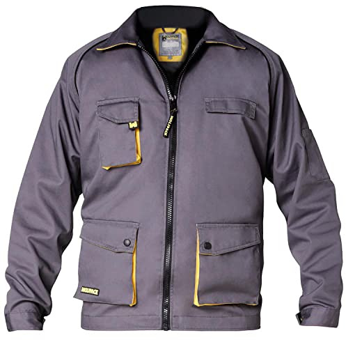 WOLFPACK LINEA PROFESIONAL Chaqueta de Trabajo Gris/Amarillo Talla 48/50 M
