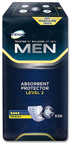 Tena - Sachet de 20 protections hygiéniques pour homme Niveau 2