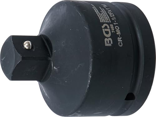 BGS 7468 | Adaptador de llave de vaso de impacto | cuadrado interior 38 mm (1-1/2) - cuadrado exterior 25 mm (1)