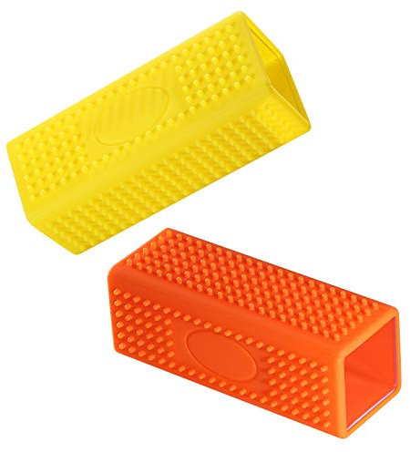 2-Pack Pet Dog Cat Hair Remover for Cars Furniture Carpet Block Roller Sofa Hollow Rubber Cleaner Brush
