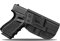 Boosteady Pistolenhalfter mit IWB KYDEX für Glock 19, 19X,17,26,32,44,45 Gen (1-5) Pistole rechts ziehen nach innen verborgen Trägt alle ähnlichen Handfeuerwaffen, Einstellbare Neigung und Spannung