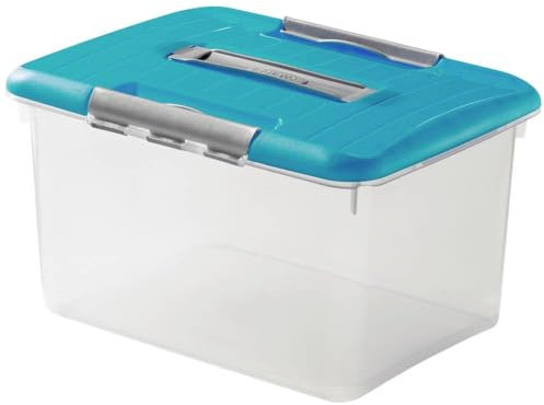 Curver 259576 Aufbewahrungsbox Optima Classic 75 Jahre-Edition Türkisblau 1 St.