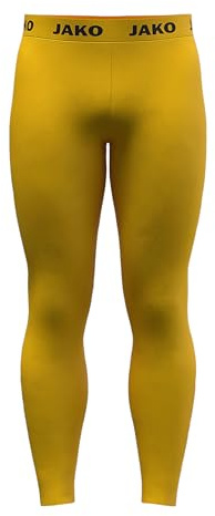 JAKO Mallas largas Unisex Function, Amarillo, S