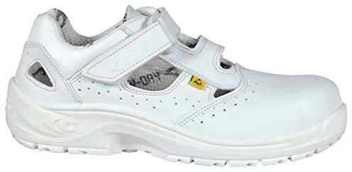 Cofra, 10190-000, Sandali di sicurezza S1 ESD SRC Speciali Servio, taglia 40, bianco