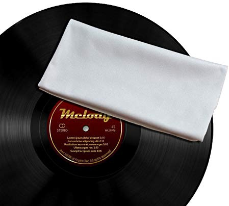 Lucausd Record Cleaning Cloth, 15''x15'' Big Size 5 Pack Anti-Static Microfiber Lint Free Cleaner for LP Vinyl Record, Glasses,TV Screen, Laptop