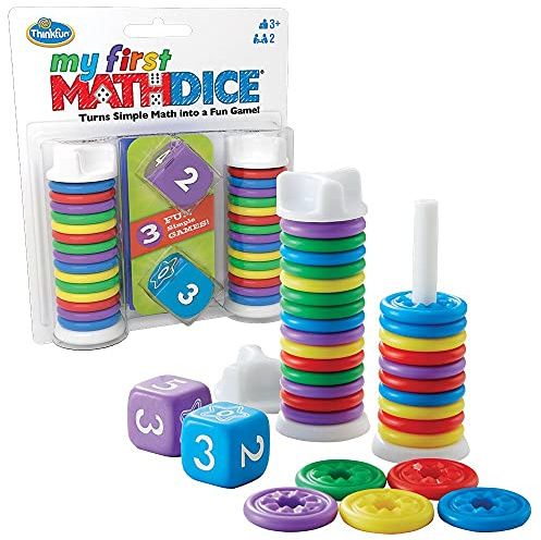 ThinkFun Mein erstes Mathe-Würfelspiel für Kinder ab 3 Jahren – Lernspielzeug für Kleinkinder