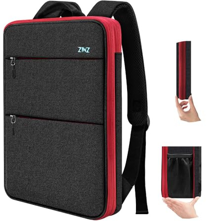 ZINZ Smal och utbyggbar bärbar ryggsäck Vattentät skolryggsäck reseryggsäck Kompatibel med MacBook Air/Pro 13-14 tum XPS 13 Surface 13.5 och de flesta 13-14 tums bärbara datorer,B02RD01