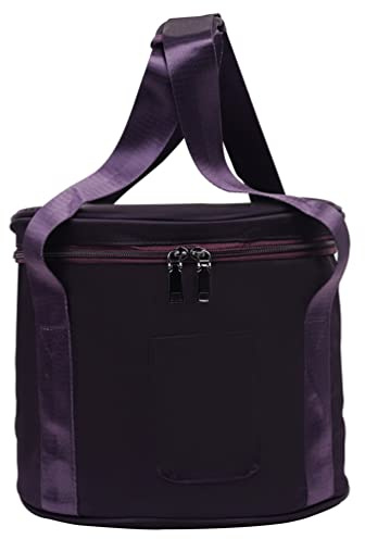 Vaguelly Singing Bowl Carrying Case Crystal Singing Bowl Carrying Case Bag 10inch Sound Healing Instrument Travel Carry Case Bag For Sound Healing and Meditation Purple