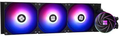 Thermalright Aqua Elite 360 ARGB CPU Aio Cooler, 360 CPU Liquid Cooling, Pump Head Speed up to 6400RPM,for AM4/AM5, Intel LGA1851/1150/1151/1200/2011/1700,High Performance Radiator