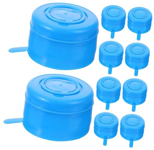 UKCOCO 10piezas Tapas para Jarras De Agua Reutilizables Tapas Reforzadas Antigoteo para Botellas Grandes Seguras y Prácticas para Hogar Oficina y Exterior