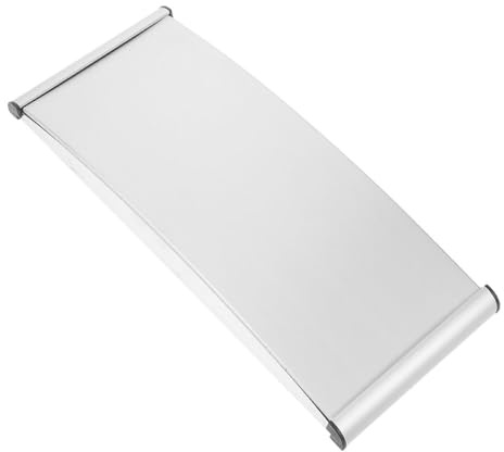 SOPOTUTU Targhetta per Porta Aziendale in Lega di Alluminio 15X30 CM Design Curvo Cartello per Porta D’Ingresso Ufficio Segnaletica Contemporanea per Spazi Lavorativi Organizzati