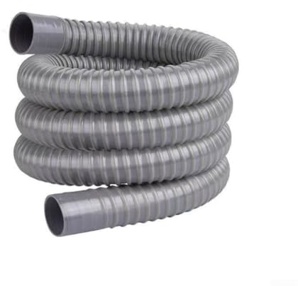 Tubo de drenaje para fregadero de 70 cm con manguera antiolor, material flexible y abrazadera a prueba de fugas con anillo de sellado para uso en baño y cocina (agua de lavabo)