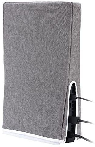 Annadue Copertura Antipolvere per Console di Gioco Multiuso per Accessori , Custodia Antipolvere con Chiusure a Strappo per un Facile Fissaggio, Materiale in Tessuto Formica, 15,4x10,2x3,5 Pollici