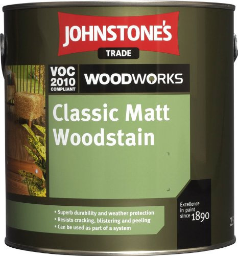 2.5LTR - JOHNSTONE'S WOODWORKS MATT WOODSTAIN PINE