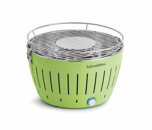 LotusGrill LOTUS GRILL SMOKELESS BBQ With Turbo Fan for Fast Heat in Lime Green (Standard)