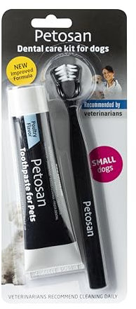 Petosan Zahnpflege-Set für Hunde, kleine Hunde 3 to 7 kg (6-15 Lbs)