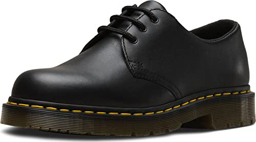 Dr. Martens Ns 3 Eye Shoe Oxford, Schwarz, industrielles Vollnarben, 43 EU