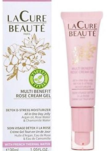 LA CURE BEAUTE Multi Benefit Rose Cream Gel 30ml French beauty must have