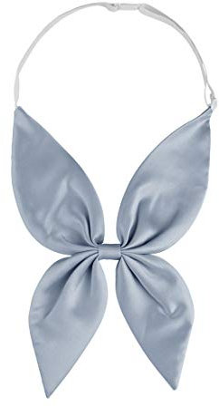 Allegra K Damen Verstellbare Vorgebundene Bowknot Einfarbig Fliegen Krawatten Grau 15 x 29 cm