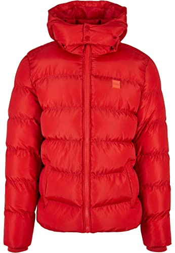 Urban Classics Homme Hooded Puffer With Quilted Interior Jacket, Hugered, 3XL EU