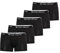 TOM TAILOR Boxershorts Herren 5er Pack Unterhosen – Herrenunterwäsche Gr. S - 3XL (schwarz-dunkel) 5