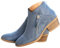 ticticlily Damen Stiefeletten mit Absatz Spitz mit Reißverschluss Elegant Ankle Boots A Blau 37 EU