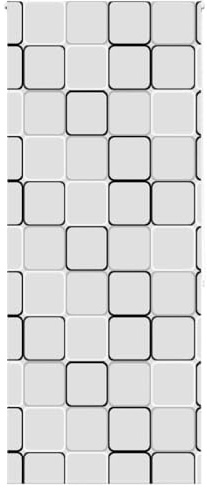 vidaXL Store Enrouleur de Douche 100x240 cm Largeur du Tissu 96 cm, Store de Douche, Store Enrouleur de Rideau de Douche, Rideau Enrouleur de Douche