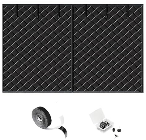 Magnetisk Värmeisolerad Garageportsskärm, Vinterkraftig Isoleringssats, Vattentät Garagegardin Väderbeständig Isoleringstäcke 210 215 240 244 250 270 275 360 365 490 Cm(Black,W549xH183CM)