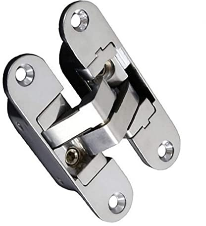 Cerniera per porta invisibile Cerniera pieghevole a croce in lega di zinco nascosta aperta a sinistra 9, 5x2, 3 cm
