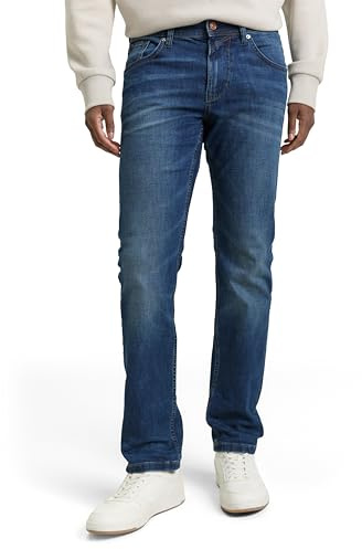 Tom Tailor Denim Aedan - Jeans - Skinny - Homme - Bleu (Mid Stone Wash Denim) - FR: W31/L34 (Taille Fabricant: 31)