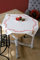 VERVACO Stickpackung Tischdecke Zählmusterpackung Kreuzstich Rotkehlchen Stickdecken zum Selbersticken Stickset Weihnachten Kreativ Set für Erwachsene 80 x 80 cm Kreatives Geschenk