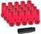 Lug Nuts Radmuttern Stahl M12x1,5 | Rot