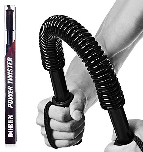 DOBEN Professionale - Barra a molla per sollevamento pesi, pettorali e spalle, 20 kg, 30 kg, 40 kg, 50 kg, 60 kg, molla per sollevamento pesi, apparecchi braccio