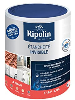 RIPOLIN - Revêtement Anti-Infiltration Multi-Supports - Invisible - Intérieur/Extérieur - 0,75 Litre