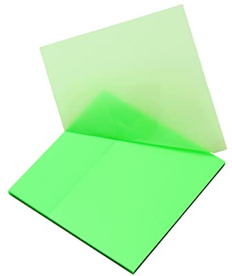 Notes Autocollantes Transparentes,Transparent Sticky Notes,Bloc-notes Adhésives Imperméables,Marqueurs de Page étanches,Rappel de Message,Pour Documents,Des livres,Lecture,75x75mm,50PCS (Vert)