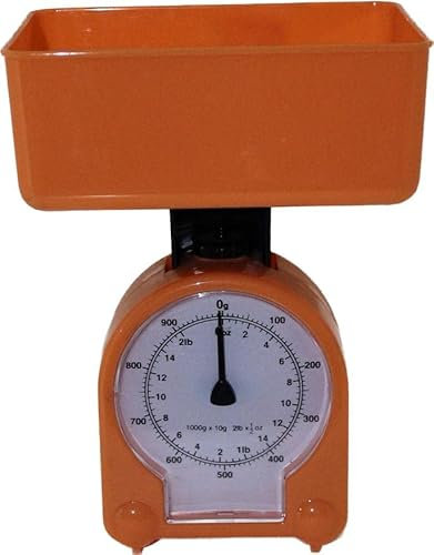 Bilancia Da Cucina Meccanica Dietetica Suddivisione Da 10g Portata Max 1kg Disponibile In 4 Colori (Azzurro)
