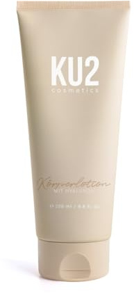 KU2 Cosmetics Hyaluron Körperlotion – Premium Hydro Boost Bodylotion – Feuchtigkeitscreme für trockene & empfindliche Haut – Sanfte Körperpflege, 200ml