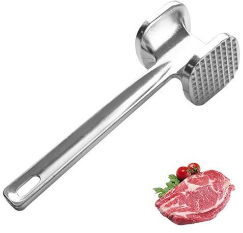 Meat Tenderizer Hammer, 125g Flat Hammer Stainless Steel Meat Tenderizer Hammer Tool Mallet Pounder for Steak, Beef, Chicken, Poultry, Tool Used for Kitchen & BBQ