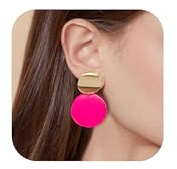 HolidayQbee Boucles D'Oreilles Clips Hypoallergéniques Pour Femmes, Design Raffiné, Résistantes À La Décoloration, Pour Un Look Unique