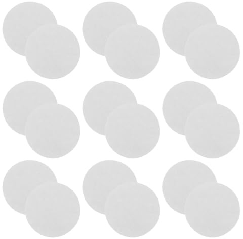 ZUNOXAZ 30 Pezzi Cuscinetti Profumati in Cotone Bianco Assorbenti per Aromi, Portatili per Uso Auto e Umidificatori, Dimensioni 22.5x3mm per Diffusore Essenziale