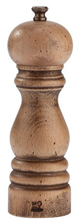Peugeot Paris Salzmühle, Holz, Antik, 5.6 x 5.6 x 18 cm