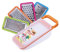 Contiup 4 in 1 Set di grattugie per Formaggio con Contenitore per Verdure Tritatutto grattugie per Cucina grattugia di plastica (Arancione)