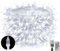 20M 200LED Diamant Lichterkette Außen mit Stecker, Lichterkette Weihnachtsbaum Outdoor Weihnachts Lichterkette Innen Wasserdicht mit Fernbedienung und Timer für Hochzeit, Außen(Weiß)