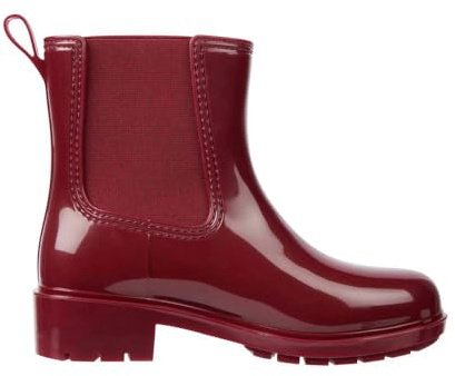 Tommy Hilfiger Botas de Lluvia Mujer Flag Rainboot Antideslizante, Rojo (Deep Rouge), 41 EU