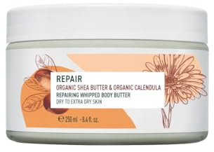 Yves Rocher Burro Whipped Body Repair da 250 ml, per pelli curate e nutrite, burro per il corpo di riparazione per pelli secche ed extra secche