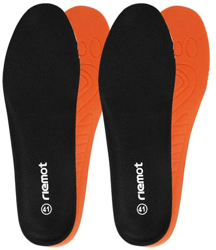 riemot 2 Par Skoinlägg Herr Dam med Mesh och Memory Foam för Sneakers | 2 par skoinlägg herr dam med memory foam, mesh, dämpning och klippbar passform för sneakers, arbetsskor och vardagsskor